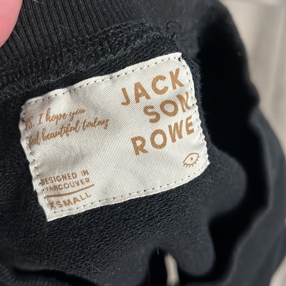 Jackson Rowe Black Tie-Front Sweater - Picture 2 of 3